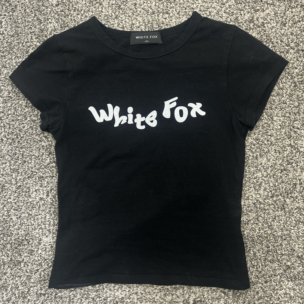White Fox baby tee